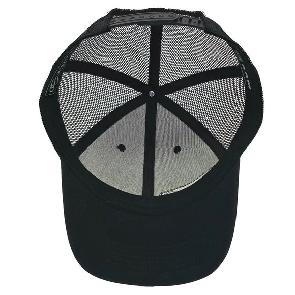 Dodge RAM Hat Black Snapback Trucker Cap Mesh Back Logo Patch FCA Licensed OSFM - Picture 4 of 6